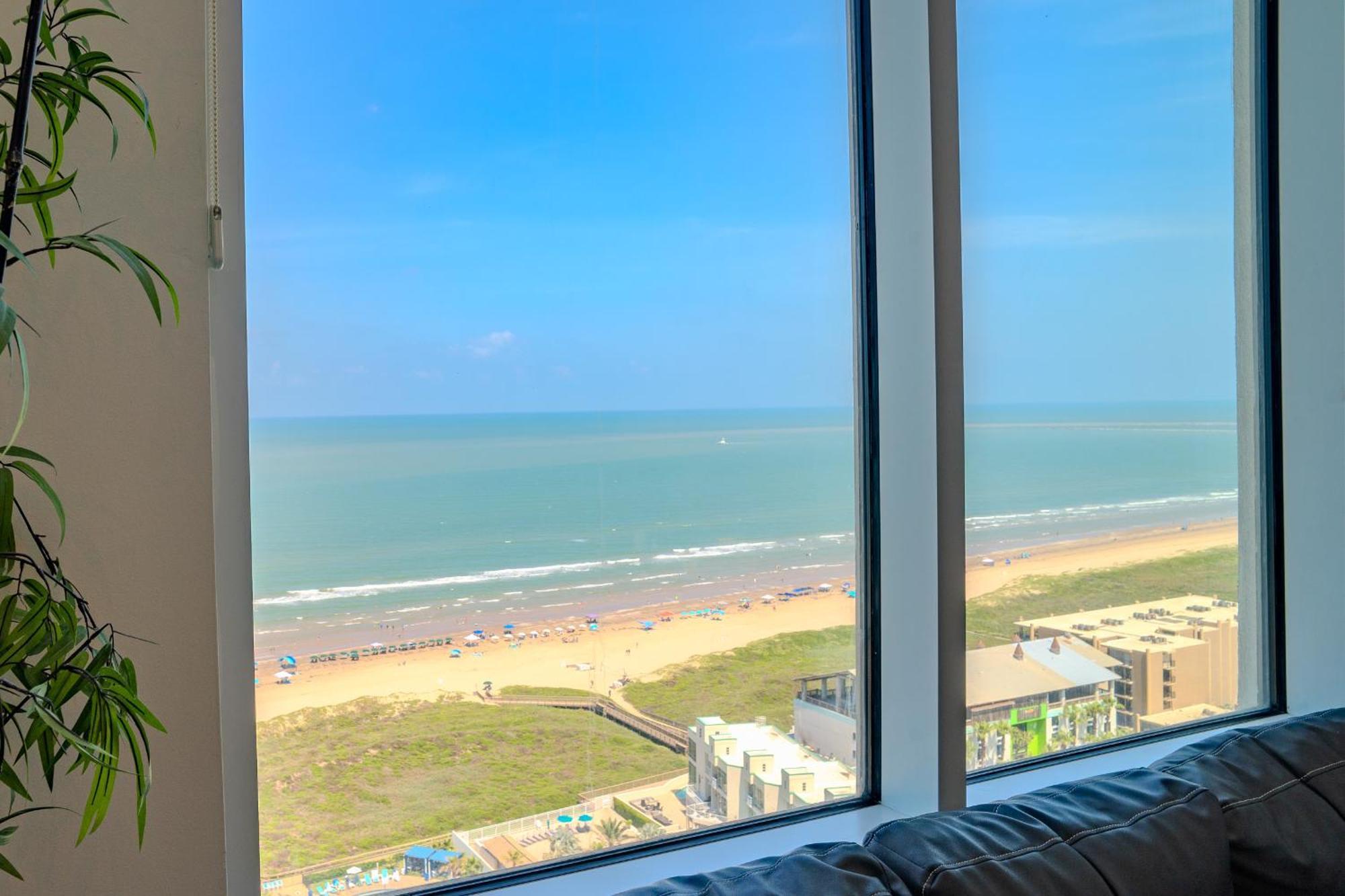 1901 Sapphire Beachfront 3 Bedroom Condo Pulau Padre Selatan Bagian luar foto
